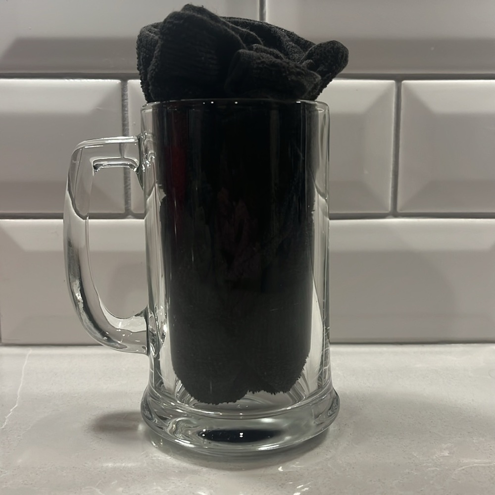 Harley-Davidson Glass Mug. - Picture 3 of 3